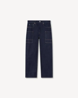Kenzo Winter Holidays Cargo Monkey Fit-jeans i japanskt denim Kenzo Winter Holidays Cargo Monkey Fit-jeans i japanskt denim