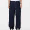Kenzo Winter Holidays Cargo Monkey Fit-jeans i japanskt denim Kenzo Winter Holidays Cargo Monkey Fit-jeans i japanskt denim