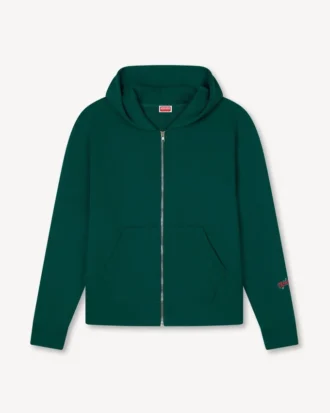 Kenzo Winter Holidays’ hoodie med dragkedja i bomull