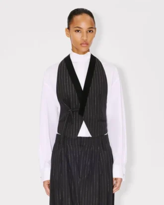 Kenzo Winter Holidays rygglös väst i kimono-stil