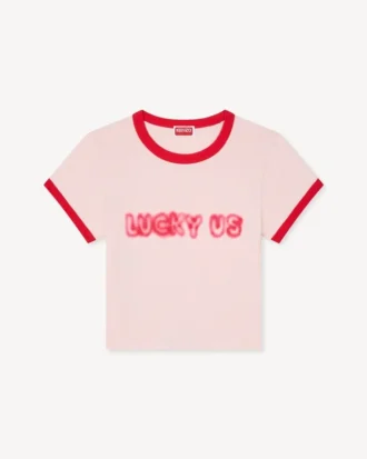 Kenzo Words kort T-shirt i bomull