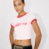 Kenzo Words kort T-shirt i bomull Kenzo Words kort T-shirt i bomull