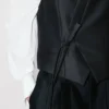 Kimono-väst i nyull och siden