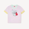 Kort topp ”Kenzo Cartoon” i mjuk bomull Kort topp ”Kenzo Cartoon” i mjuk bomull