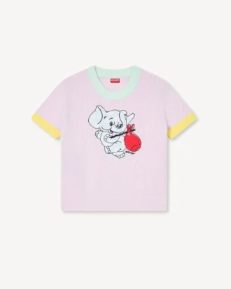 Kort topp ”Kenzo Cartoon” i mjuk bomull Kort topp ”Kenzo Cartoon” i mjuk bomull