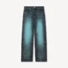 Lågmidjade boyfriend-jeans i japansk denim