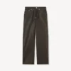 Lågmidjade boyfriend-jeans i japansk lurex-denim