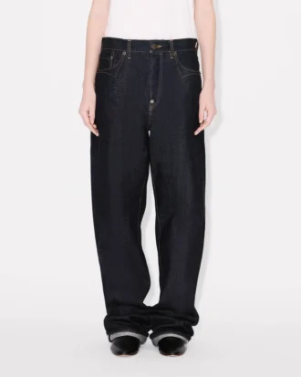 Lågmidjade jeans i japansk denim