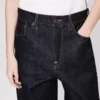 Lågmidjade jeans i japansk denim