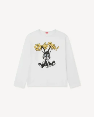 Långärmad T-shirt ”Kenzo Cartoon” i bomull
