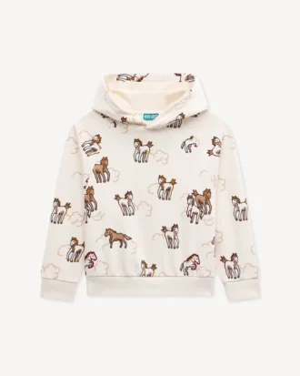 ”Lunar New Year” Oversized-hoodie i frotté