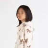 ”Lunar New Year” Oversized-hoodie i frotté