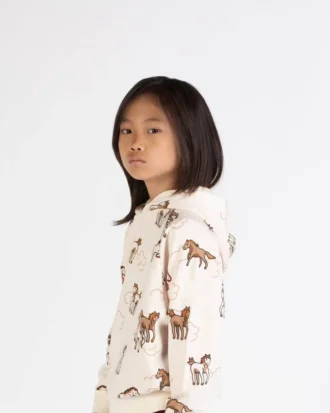 ”Lunar New Year” Oversized-hoodie i frotté