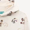 ”Lunar New Year” Oversized-hoodie i frotté