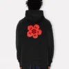Oversized-hoodie i bomull med broderat ”Boke Flower”-mönster Oversized-hoodie i bomull med broderat ”Boke Flower”-mönster