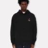 Oversized-hoodie i bomull med broderat ”Boke Flower”-mönster Oversized-hoodie i bomull med broderat ”Boke Flower”-mönster