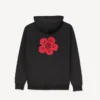 Oversized-hoodie i bomull med broderat ”Boke Flower”-mönster Oversized-hoodie i bomull med broderat ”Boke Flower”-mönster
