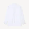 Oversized skjorta med rosett i bomull Oversized skjorta med rosett i bomull