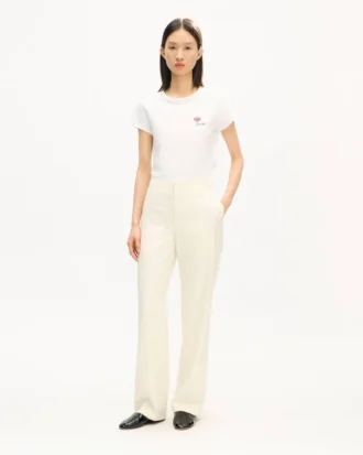 Raka byxor i ny ull