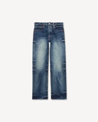 Raka byxor ”Kenzo Tulip” i japansk denim
