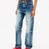 Raka byxor ”Kenzo Tulip” i japansk denim Raka byxor ”Kenzo Tulip” i japansk denim