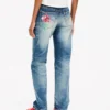 Raka byxor ”Kenzo Tulip” i japansk denim Raka byxor ”Kenzo Tulip” i japansk denim
