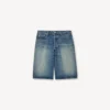 Raka korta byxor i japansk denim Raka korta byxor i japansk denim