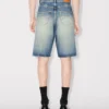 Raka korta byxor i japansk denim Raka korta byxor i japansk denim