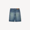 Raka korta byxor i japansk denim Raka korta byxor i japansk denim