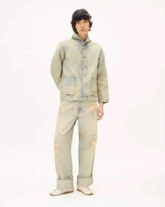 Sjaljacka i japansk denim