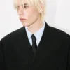 Skräddarsydd kimonojacka i ny ull Skräddarsydd kimonojacka i ny ull