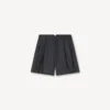 Skräddarsydda shorts i ny ull och silke Skräddarsydda shorts i ny ull och silke