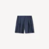 Skräddarsydda shorts i ny ull och silke Skräddarsydda shorts i ny ull och silke