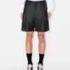 Skräddarsydda shorts i ny ull och silke Skräddarsydda shorts i ny ull och silke