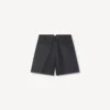 Skräddarsydda shorts i ny ull och silke Skräddarsydda shorts i ny ull och silke