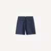 Skräddarsydda shorts i ny ull och silke Skräddarsydda shorts i ny ull och silke