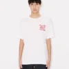 T-shirt i bomull med broderad kontur i ”Kenzo Cartoon”-motiv T-shirt i bomull med broderad kontur i ”Kenzo Cartoon”-motiv