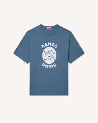 T-shirt i bomull med ”Kenzo Paris Emblem”