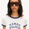 T-shirt i bomull med ”Kenzo Paris Emblem” T-shirt i bomull med ”Kenzo Paris Emblem”