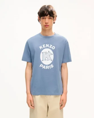 T-shirt i bomull med ”Kenzo Paris Emblem”