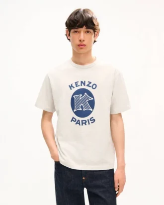 T-shirt i bomull med ”Kenzo Paris Emblem”