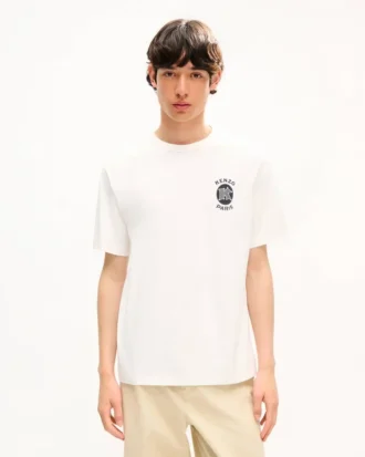 T-shirt i bomull med ”Kenzo Paris Emblem”