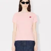 T-shirt med broderat ”Boke Flower”-motiv i bomull T-shirt med broderat ”Boke Flower”-motiv i bomull