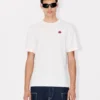 T-shirt med broderat ”Boke Flower”-motiv i bomull T-shirt med broderat ”Boke Flower”-motiv i bomull