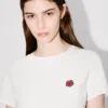 T-shirt med broderat ”Boke Flower”-motiv i bomull T-shirt med broderat ”Boke Flower”-motiv i bomull