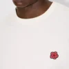 T-shirt med broderat ”Boke Flower”-motiv i bomull