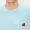 T-shirt med broderat ”Boke Flower”-motiv i bomull T-shirt med broderat ”Boke Flower”-motiv i bomull