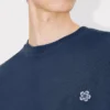 T-shirt med broderat ”Boke Flower”-motiv i bomull