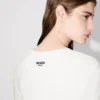 T-shirt med broderat ”Boke Flower”-motiv i bomull T-shirt med broderat ”Boke Flower”-motiv i bomull