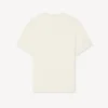 T-shirt med broderat ”Boke Flower”-motiv i bomull